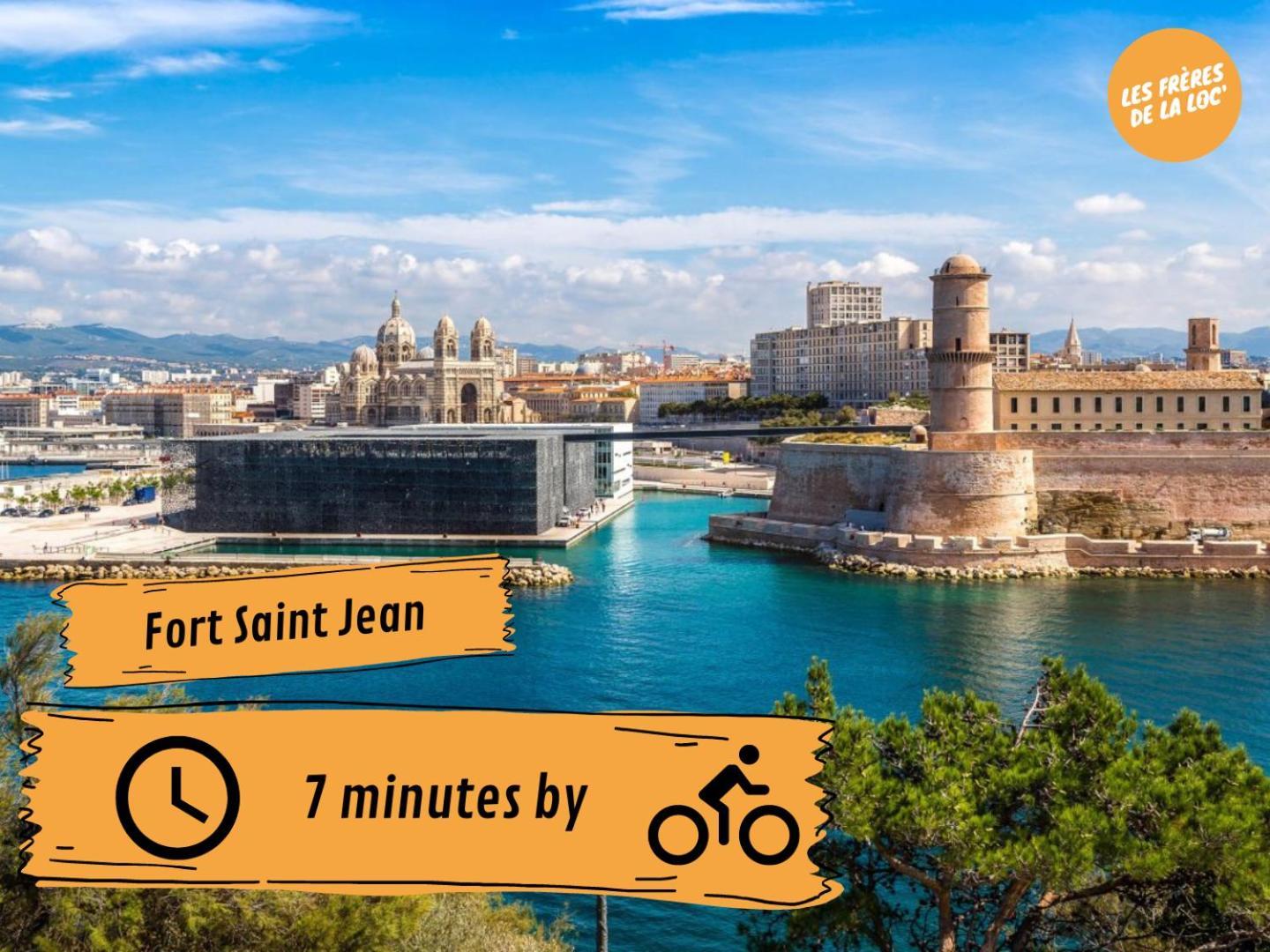 Charmant Appartement Au Vieux-Port - Climatisation - Les Freres De La Loc' Marseille Eksteriør bilde
